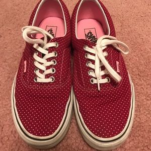 Polka dot Vans. Women’s size 10